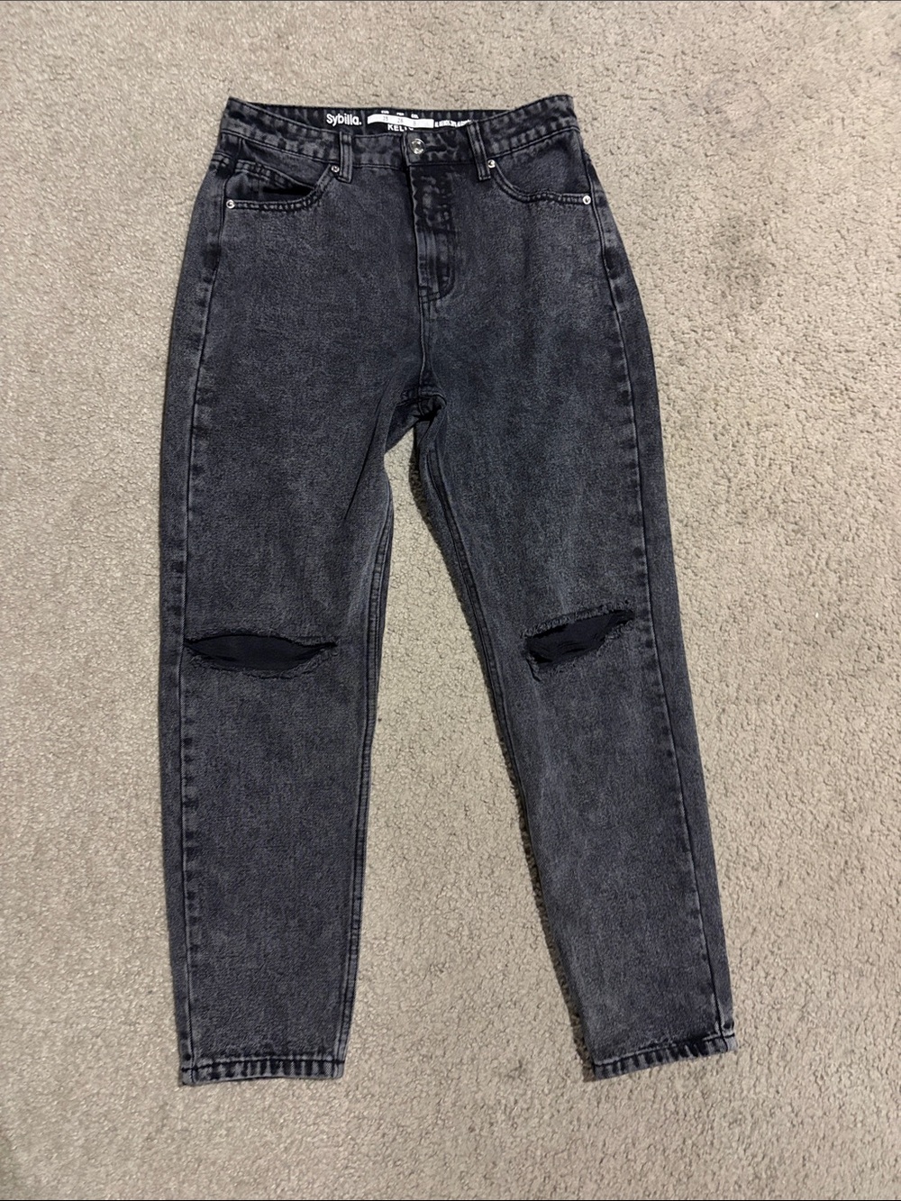 Sybilla Women's High-Rise Mom Jeans.